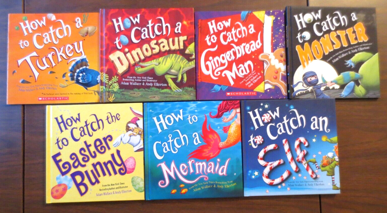 HOW TO CATCH… Book Lot of 7 Picture Books By Adam Wallace