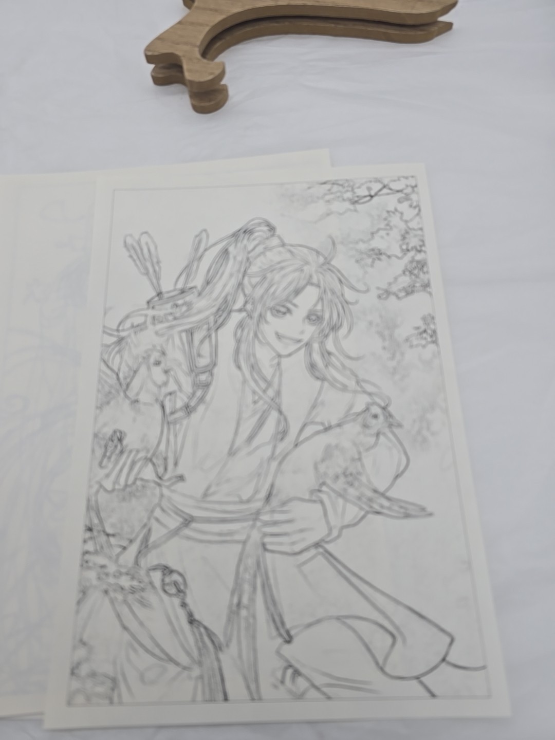 ACG Anime Coloring Book – 24 Loose Pages Color Pencil or Artist Choice SEE PICS