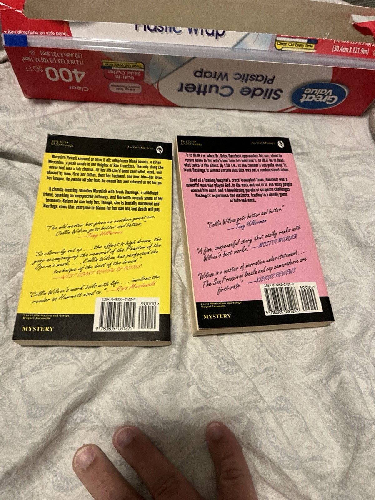 2-Pack Of Collin Wilcox Paperback Books