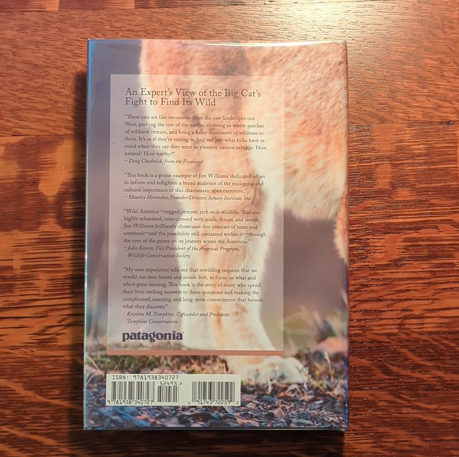 Patagonia Path of the Puma: Mountain Lion Resilience by Jim Williams, Hardcover