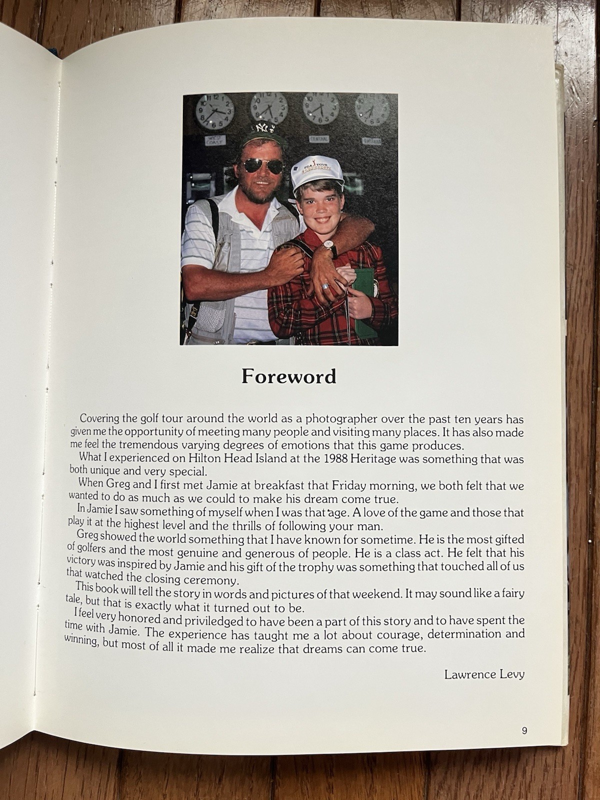 Victory for Jamie The Story of Greg Norman and Jamie Hutton by Lawrence Levy