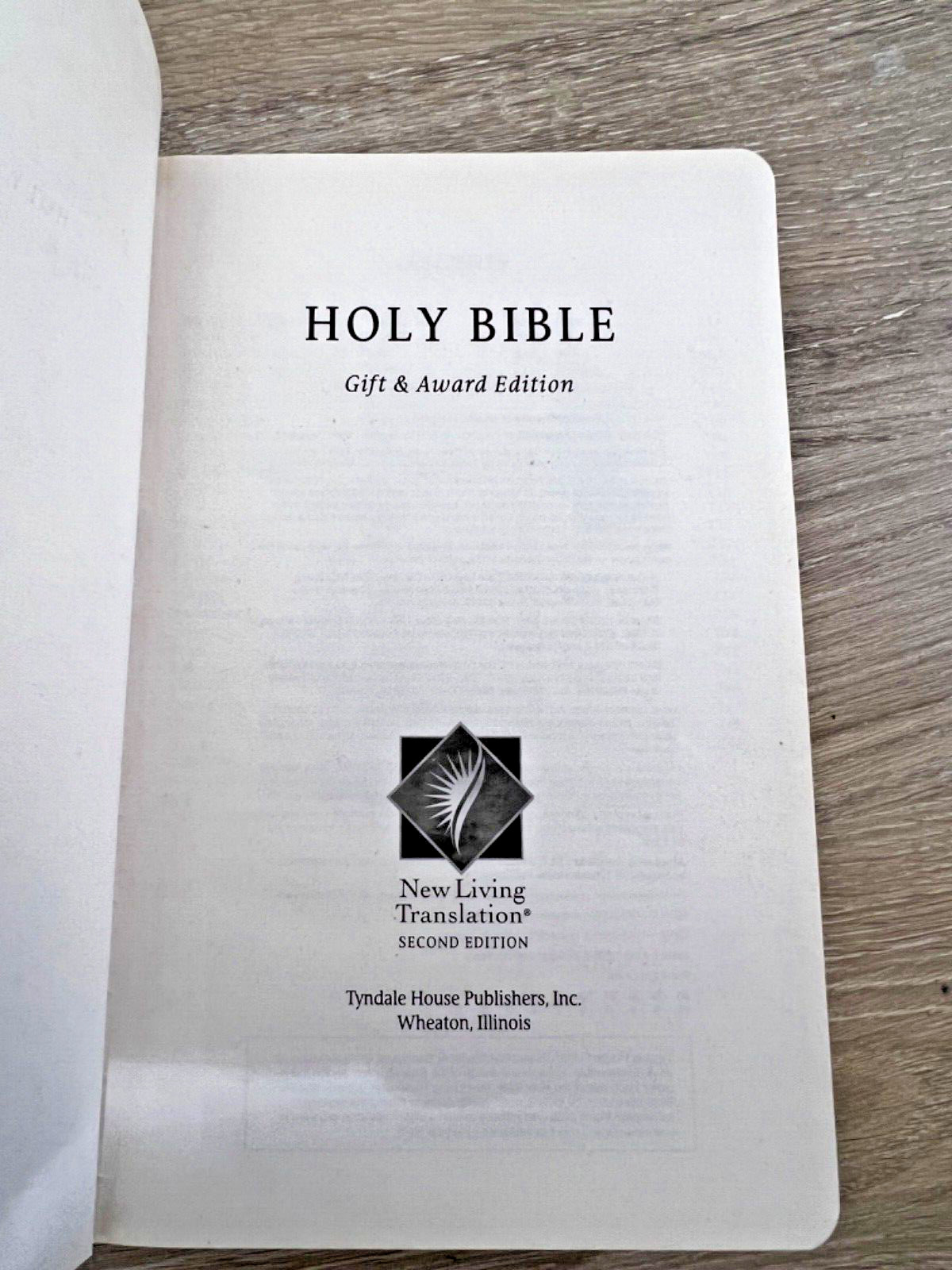 Holy Bible New Living Translation Tyndale Red Letter 2004 Faux Leather