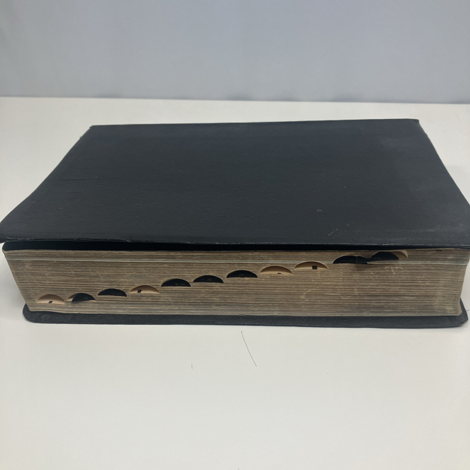 Nave’s Topical Bible Digest Black Leather Bound Thumb Indexed 1962 Southwestern