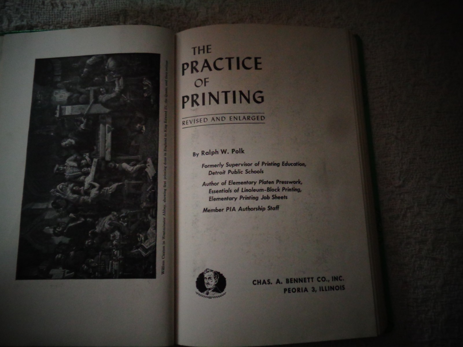 THE PRACTICE OF PRINTING – Ralph W. Polk – hc – revised and enlarged
