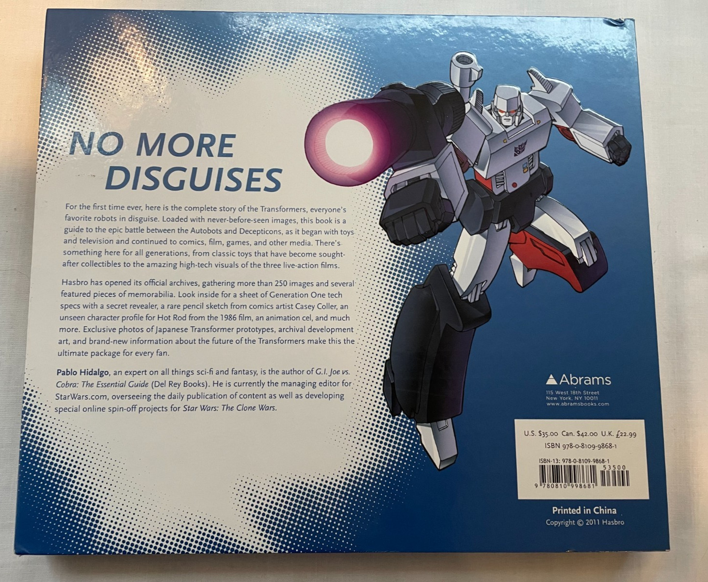 Pablo Hidalgo / Transformers Vault HC Slipcase / complete universe/collectibles