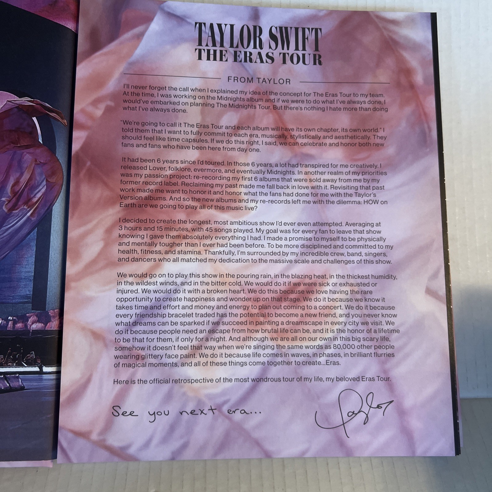 Taylor Swift The Eras Tour Book – Official Hardcover – Exclusive Edition