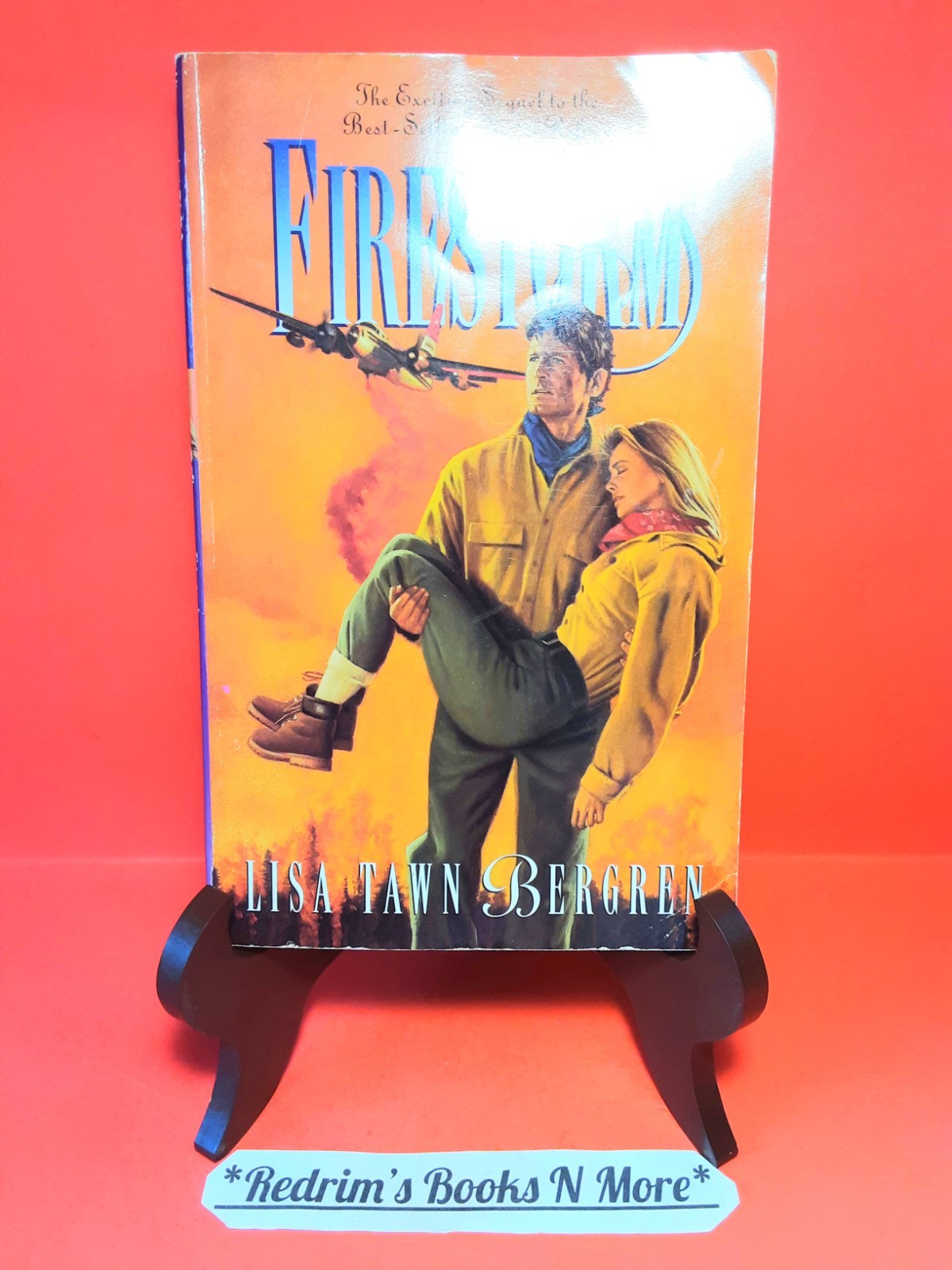 Firestorm Lisa Tawn Bergren Softcover Inspirational Romance Very Good