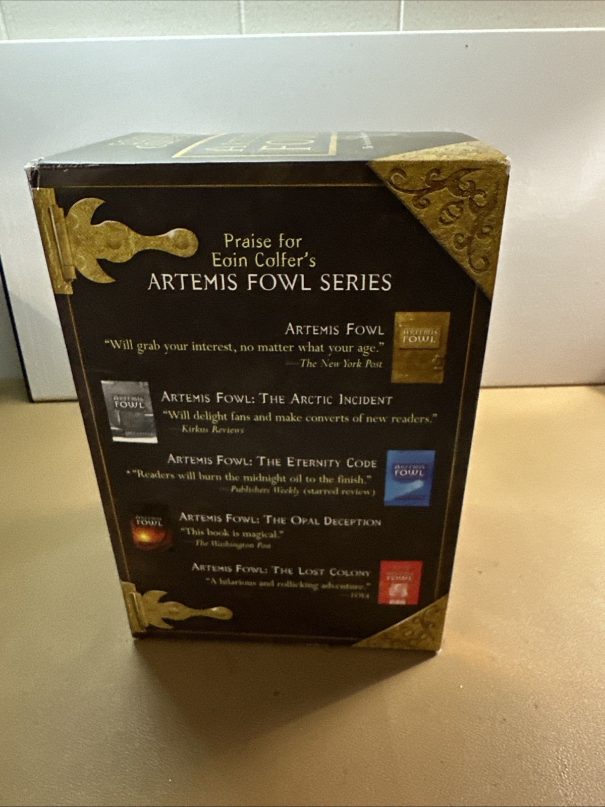 Artemis Fowl 5-Book Boxed Set by Eoin Colfer (2008, Children’s Board Books)