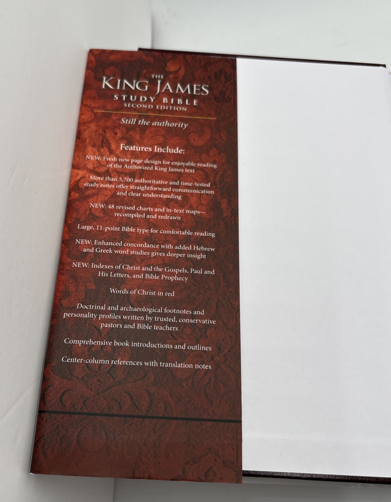 The King James Study Bible 2nd Edition Hardcover