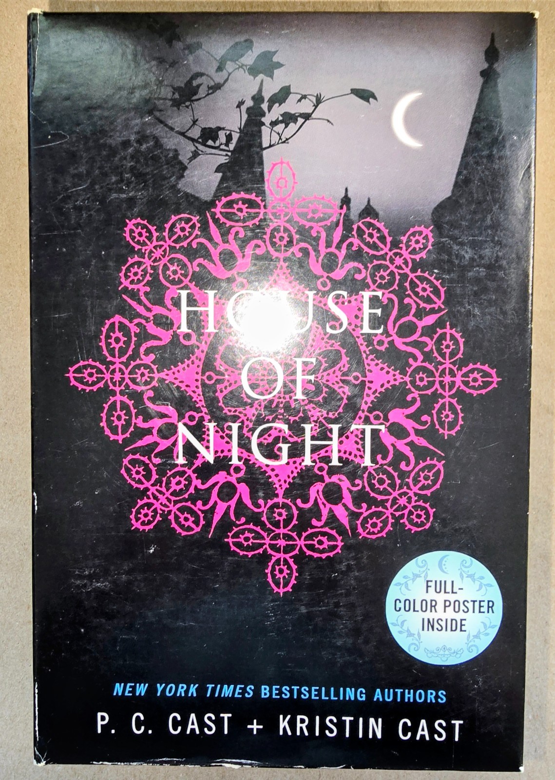 HOUSE of NIGHT Paperback Books Boxed Set of 4 With Full Color Poster by P C Cast