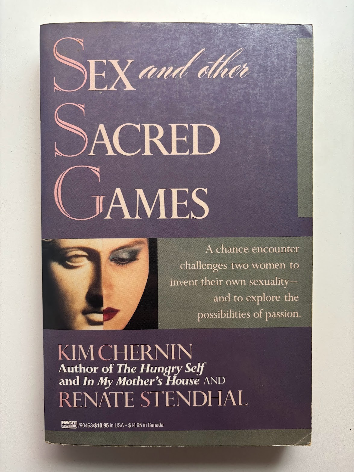 3 LGBTQIA+ books: lesbian erotic fiction (1990s-2000s), cowboy, biker