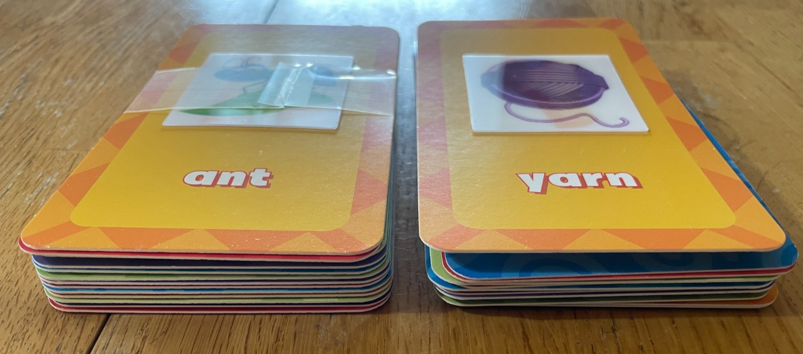 3D Alphabet Flash Cards Think & Blink School Zone, Complete, EXC