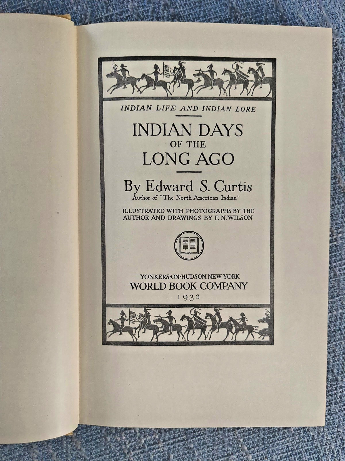 Indian Days Of The Long Ago by Edward S. Curtis (World Book Co 1932)