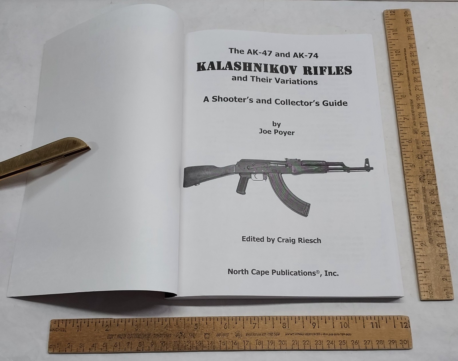 KALASHNIKOV RIFLES and Their Variations – Joe Poyer – paperback BOOK