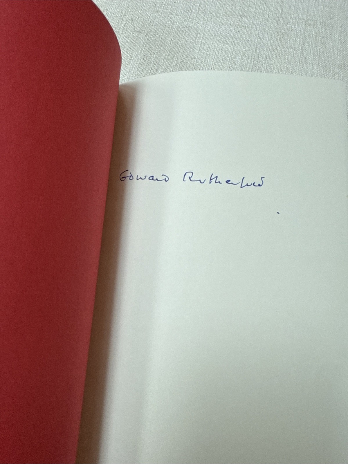 China The Novel Edward Rutherfurd SIGNED 1st Edition First Printing Hardcover