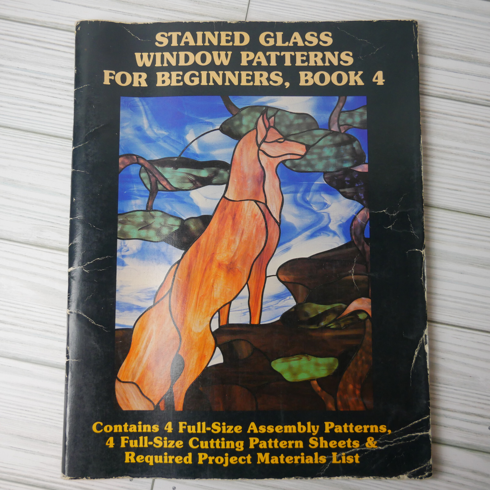 Stained Glass Window Patterns For Beginners Book #4 Hidden House Publications