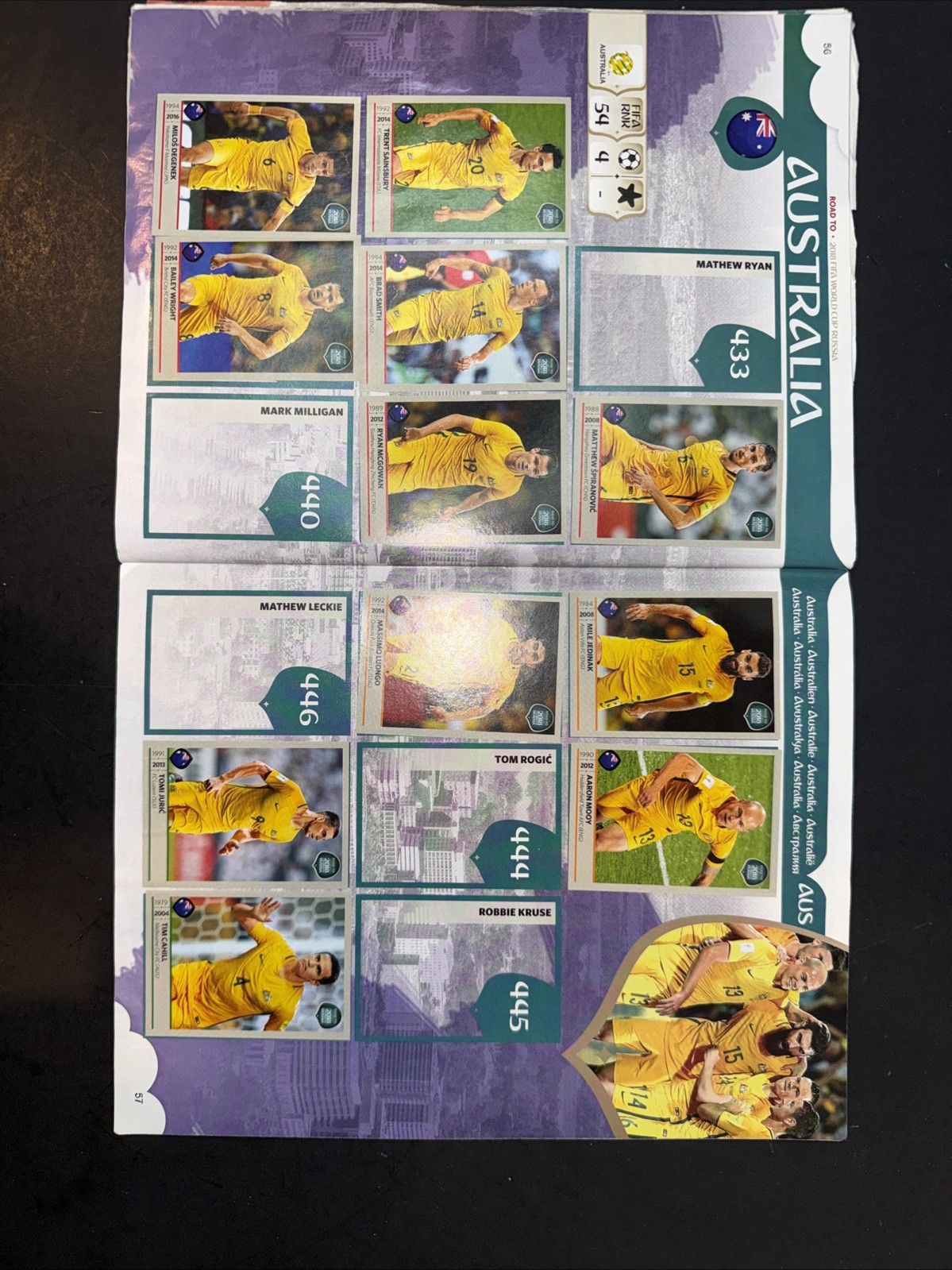 Panini Road to 2018 FIFA World Cup Russia Sticker Album w/ Stickers