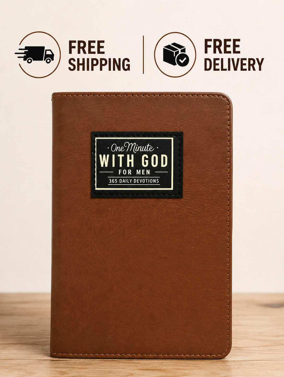 Joicim 2026 One Minute With God for Men – 365 Daily Devotional Prayer Book, Brow