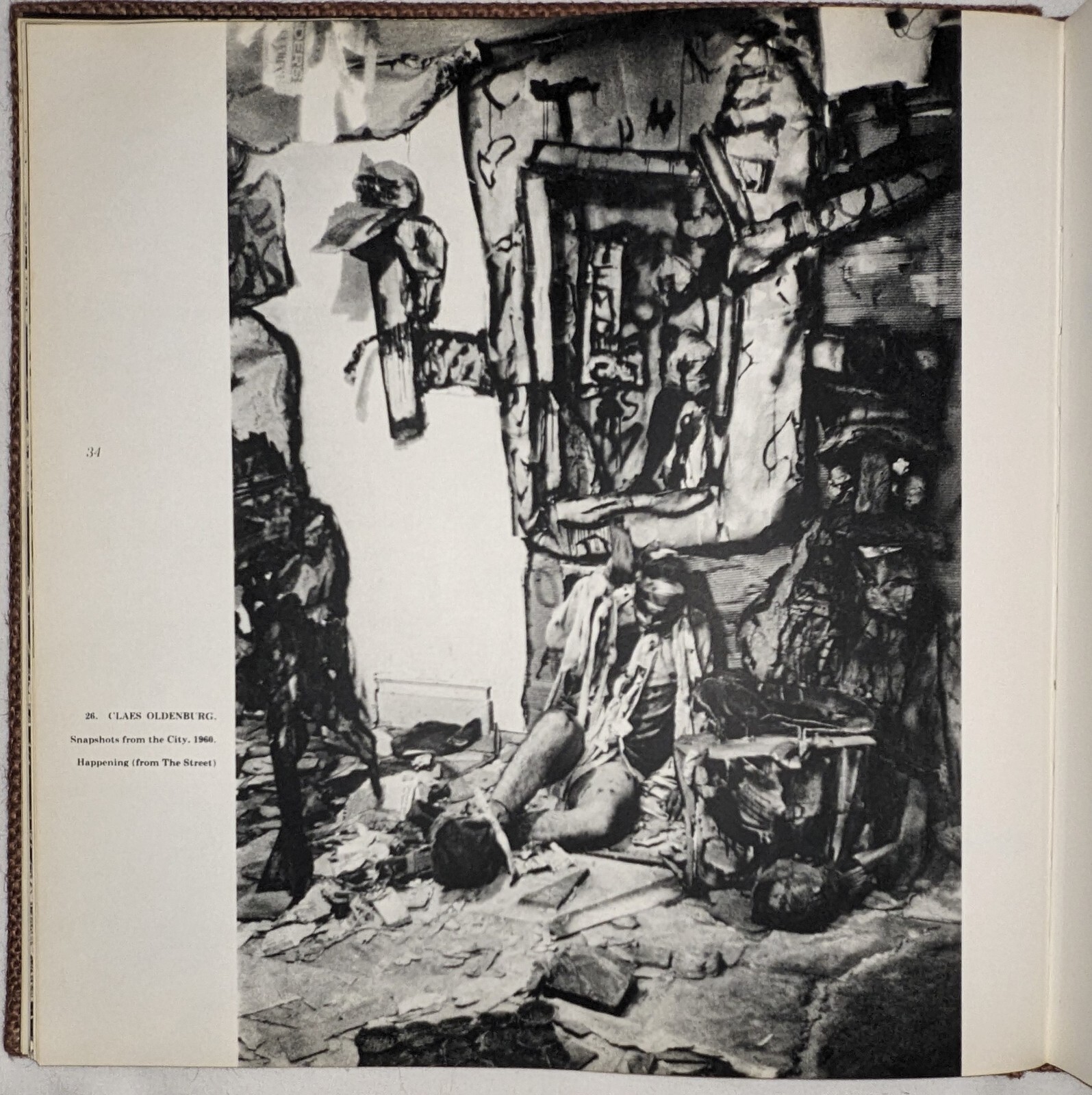 Allan Kaprow ASSEMBLAGE, ENVIRONMENTS & HAPPENINGS rare HC ED1 Abrams 1966