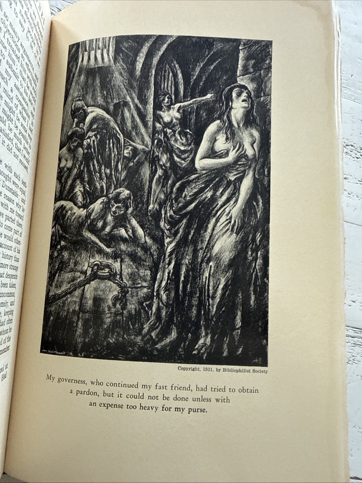 Moll Flanders Daniel Defoe 1931 HC Illustrated John Alan Maxwell Erotica
