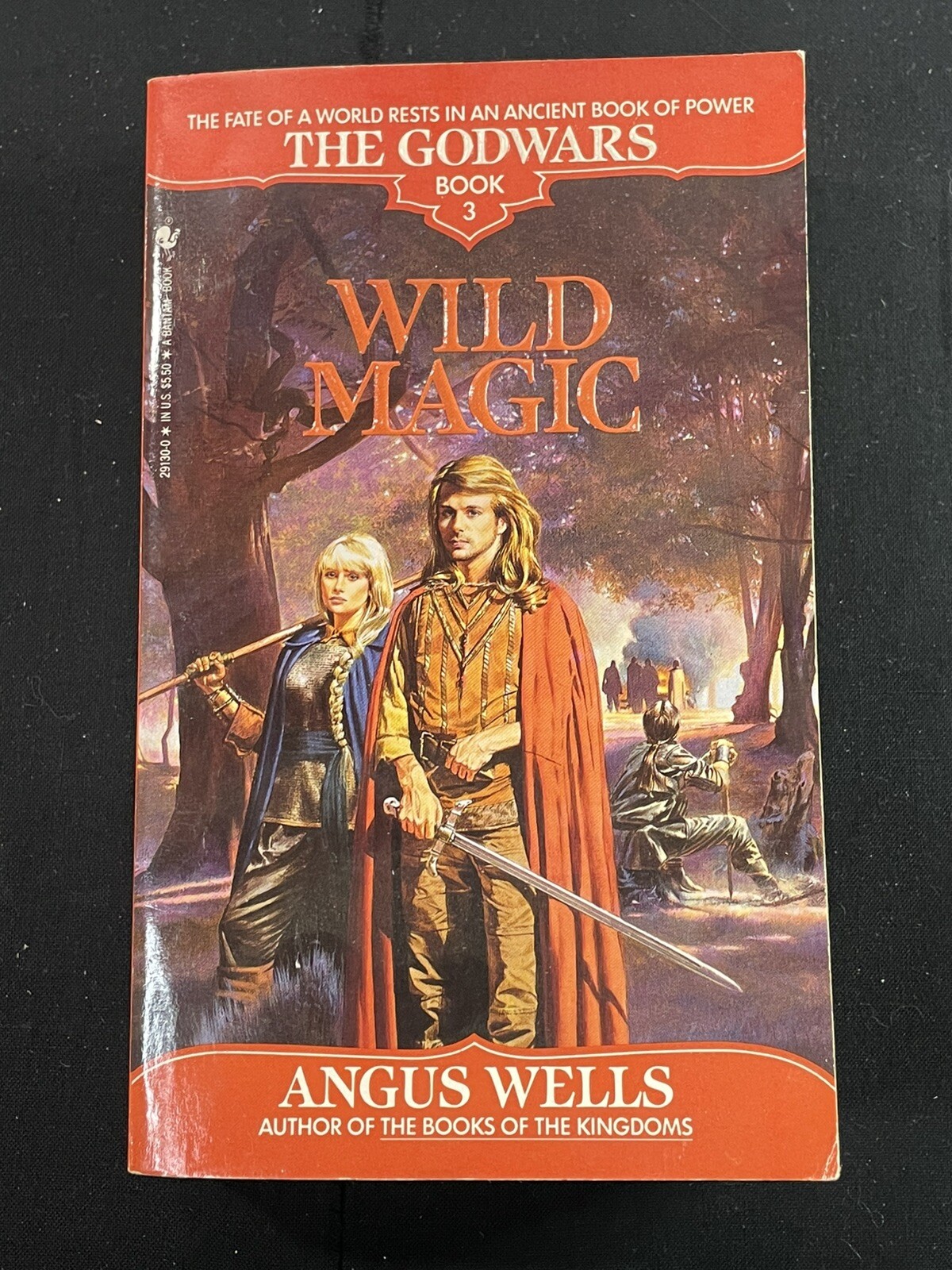 3V Set THE GODWARS Angus Wells – Forbidden Magic, Dark Magic, Wild Magic
