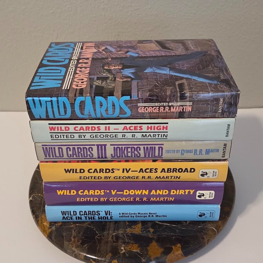 George R.R. Martin Wildcards 1-6 Hardcover HC Book Lot 1 2 3 4 5 6 Sci-Fi