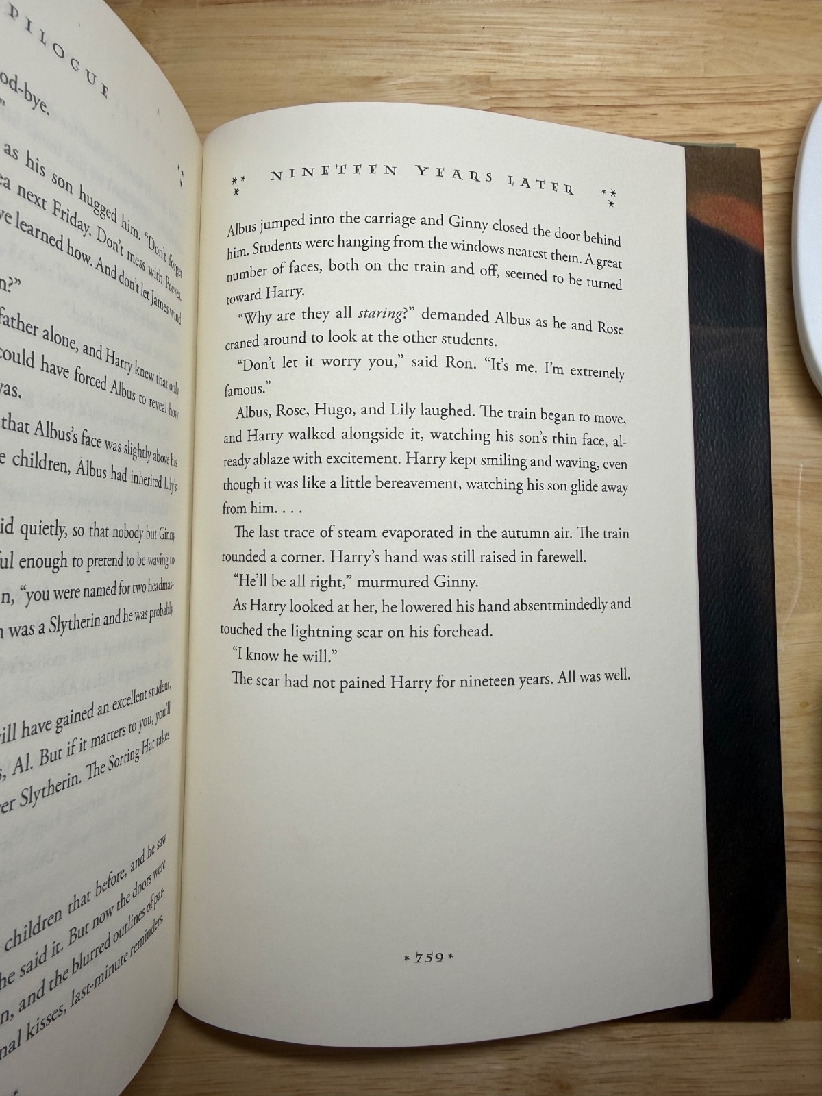 Harry Potter and the Deathly Hallows 1st Edition ERROR page 759