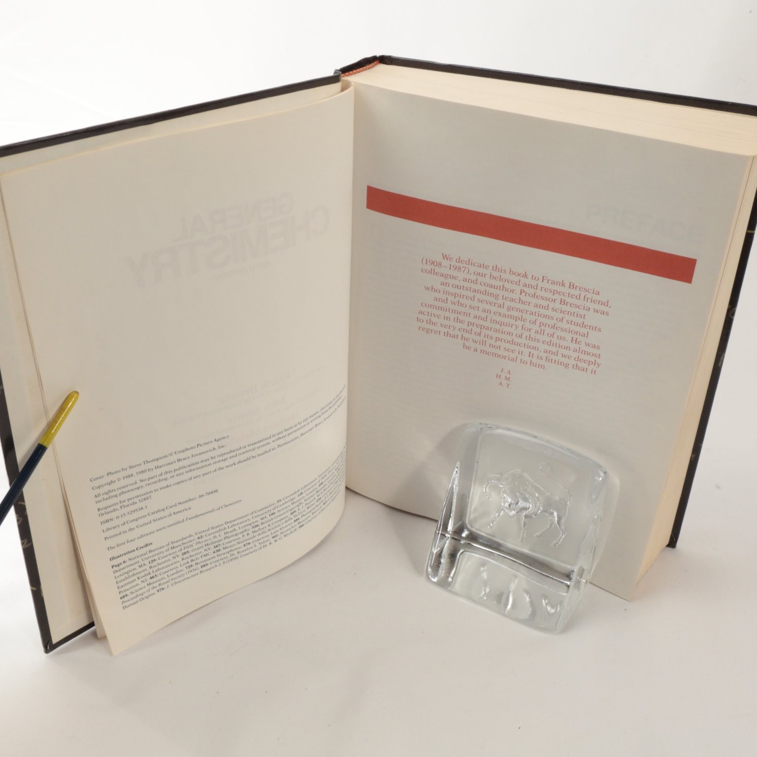 General Chemistry Brescia Arents Meislich Turk 1988 5th Edition Harcourt Brace