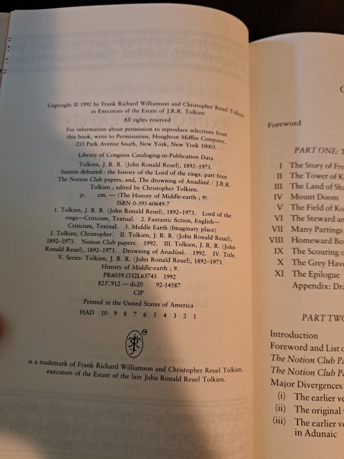 The History of Middle-earth – Complete 12 Volume Hardcover Set – Tolkien (H.M.)