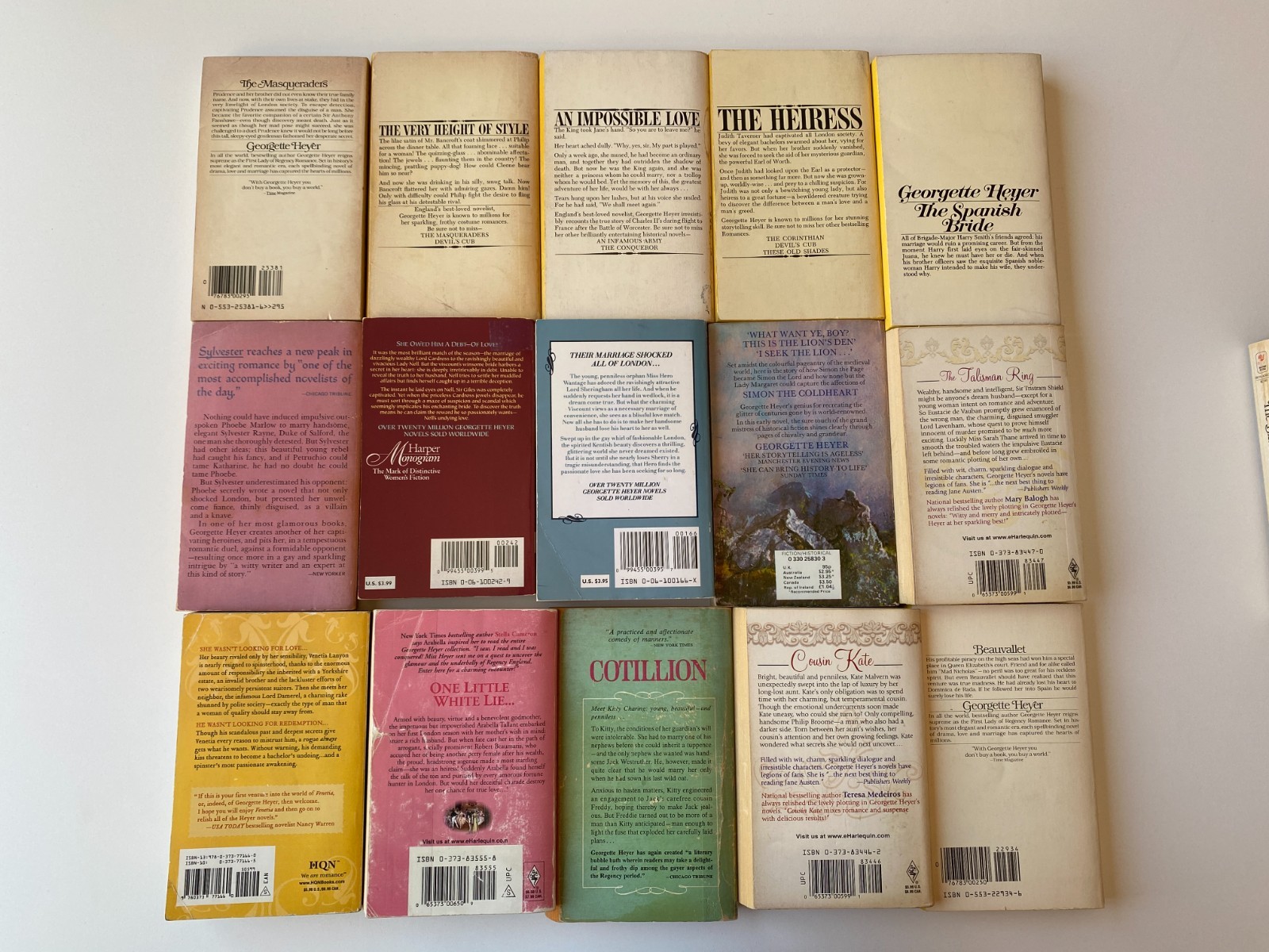 GEORGETTE HEYER VINTAGE PB LOT 22~Convenient Marriage~Corinthian~Black Moth~Ring