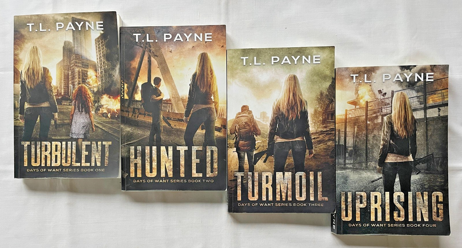 Days of Want Series: Books 1-7 by T.L. Payne 2019-2021 Paperback set