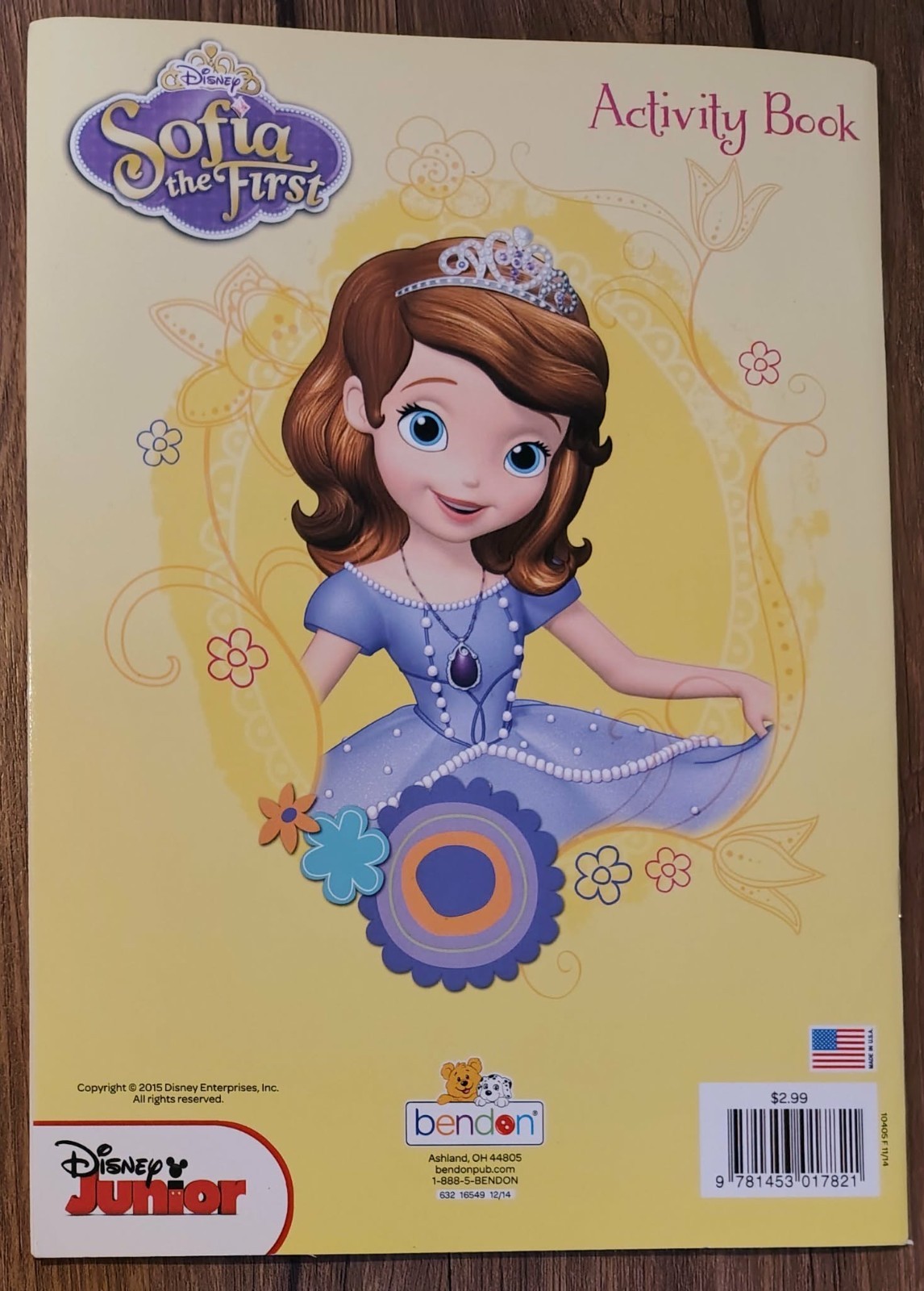 Sofia the First Coloring & Activity Book Fairy Tale Spring 2015 Stickers Easter
