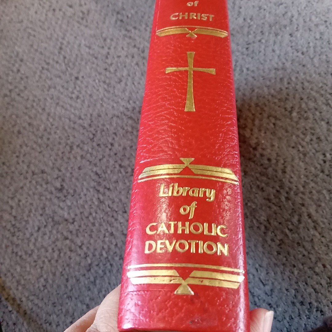 Catholic Press Life of Christ Book 1964 Hardcover Gold Edges Illustrated