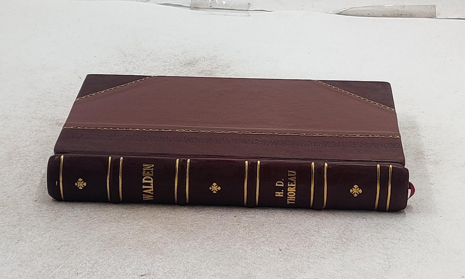 Walden or Life in the woods 1908 by Henry David Thoreau [Leather Crafted]