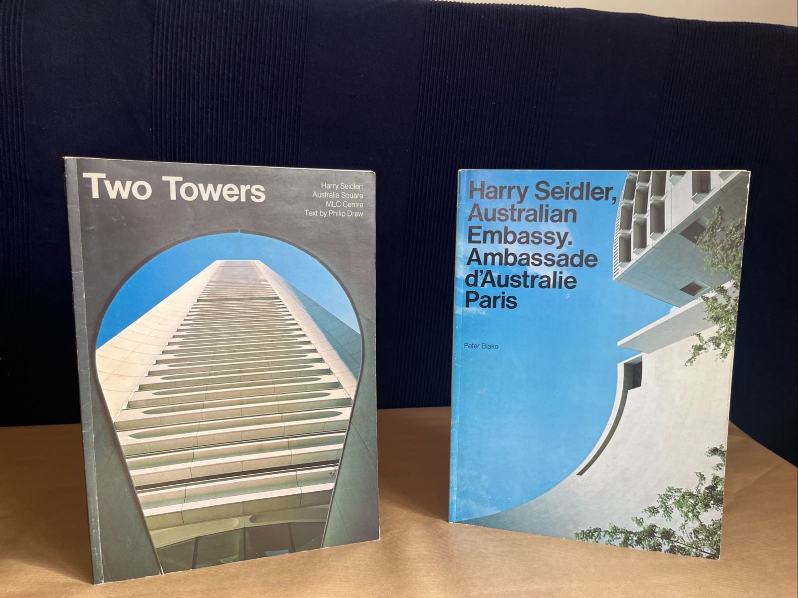 2 GREAT Harry Seidler Titles Two Towers + Australian Embassy Max Dupain Photos