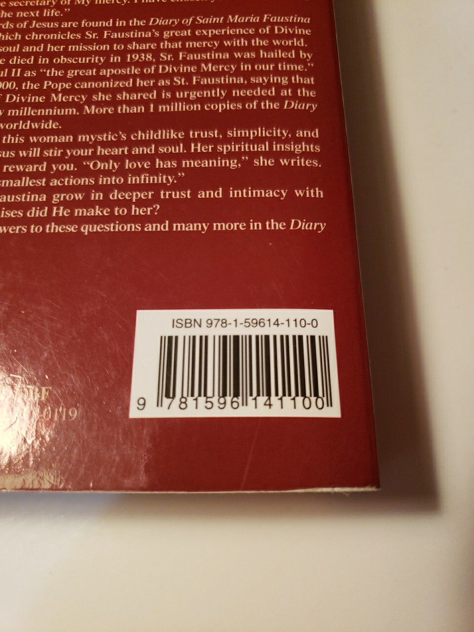 2005 Diary of Saint Maria Faustina Kowalska PB Marian Press Religious Book