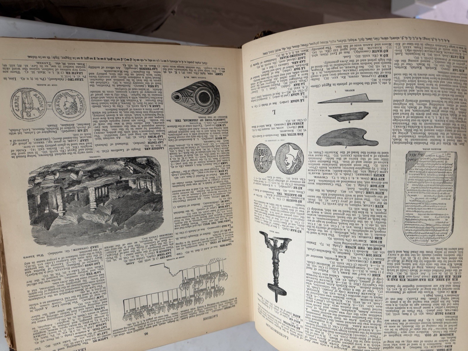 Oxford Teacher’s Bible Holy Bible 1876 Hardcover Illustrated English