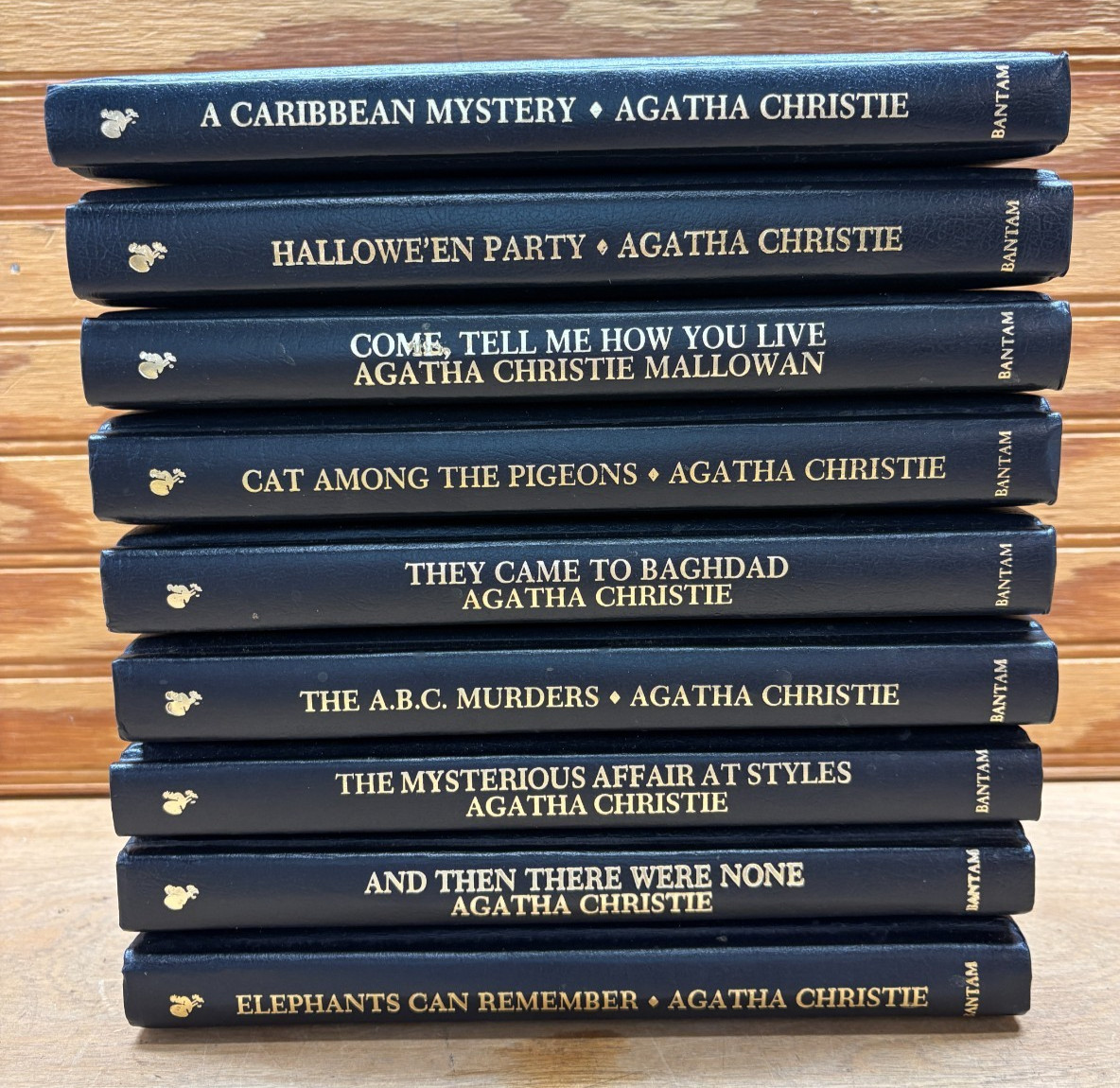 Vintage The Agatha Christie Mystery Collection Bantam Books Lot 9