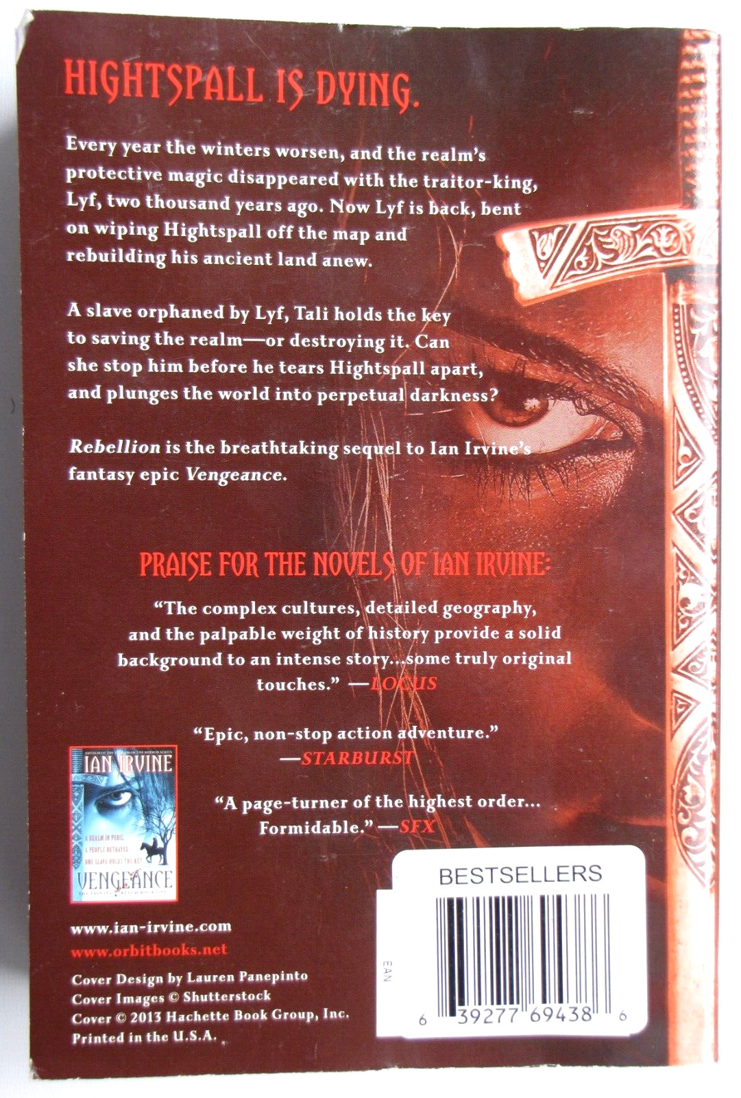 Rebellion (The Tainted Realm#2) by Ian Irvine Fantasy Trade Paperback book
