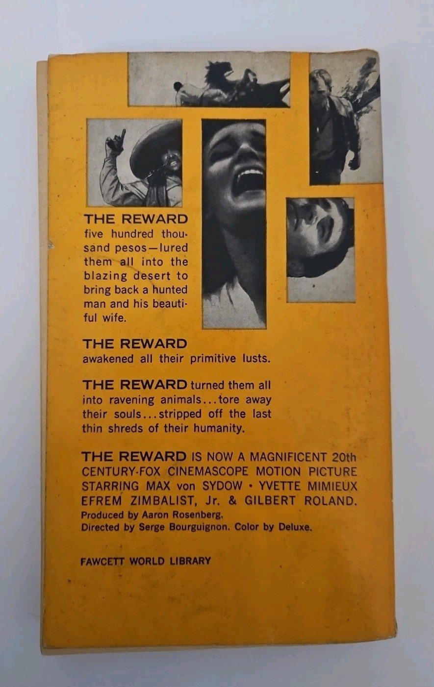 The Reward Michael Barrett 1956 Vintage Fiction Fawcett Gold Medal Paperback