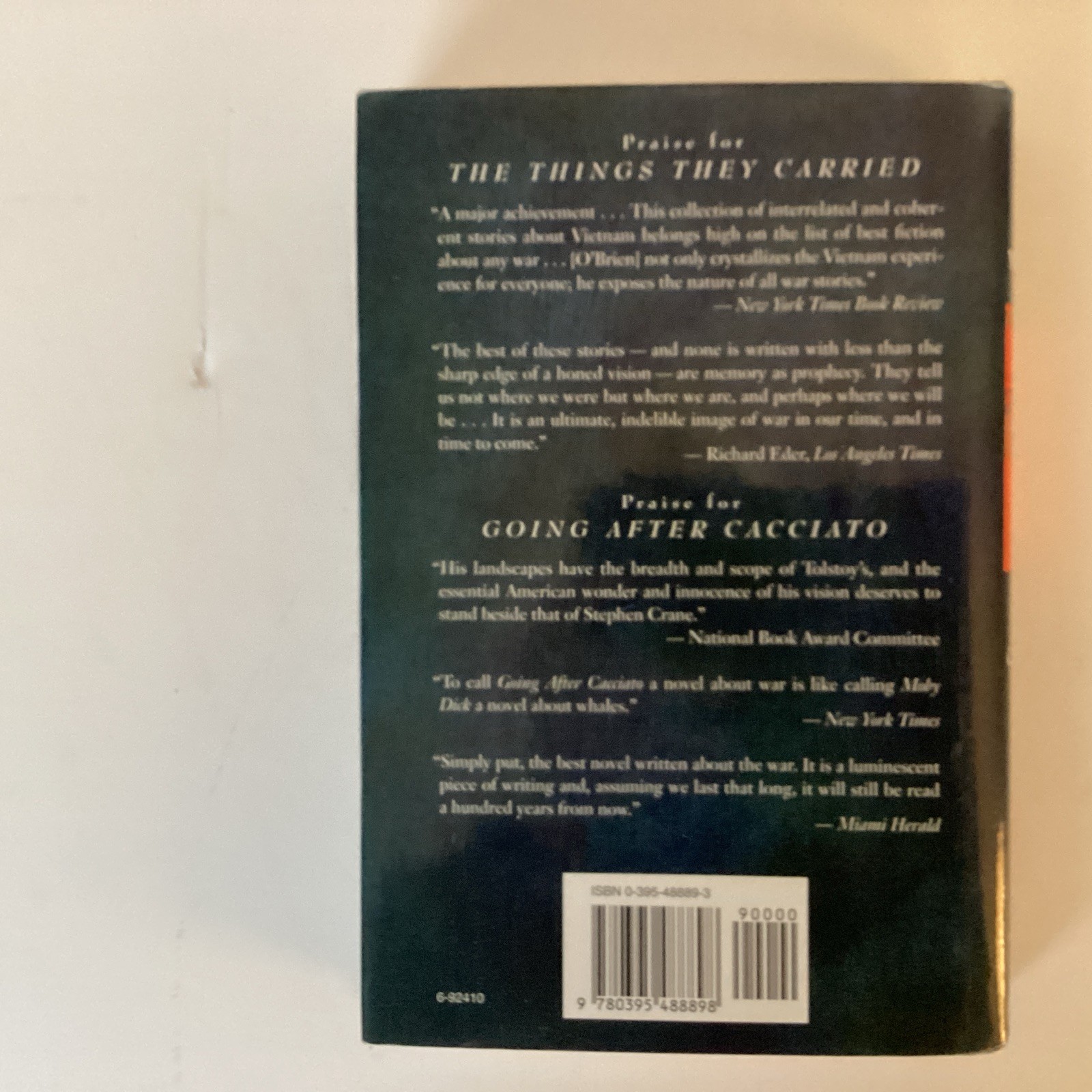In the Lake of the Woods by Tim O’Brien – SIGNED!! (1994, Hardcover) 1st Edition