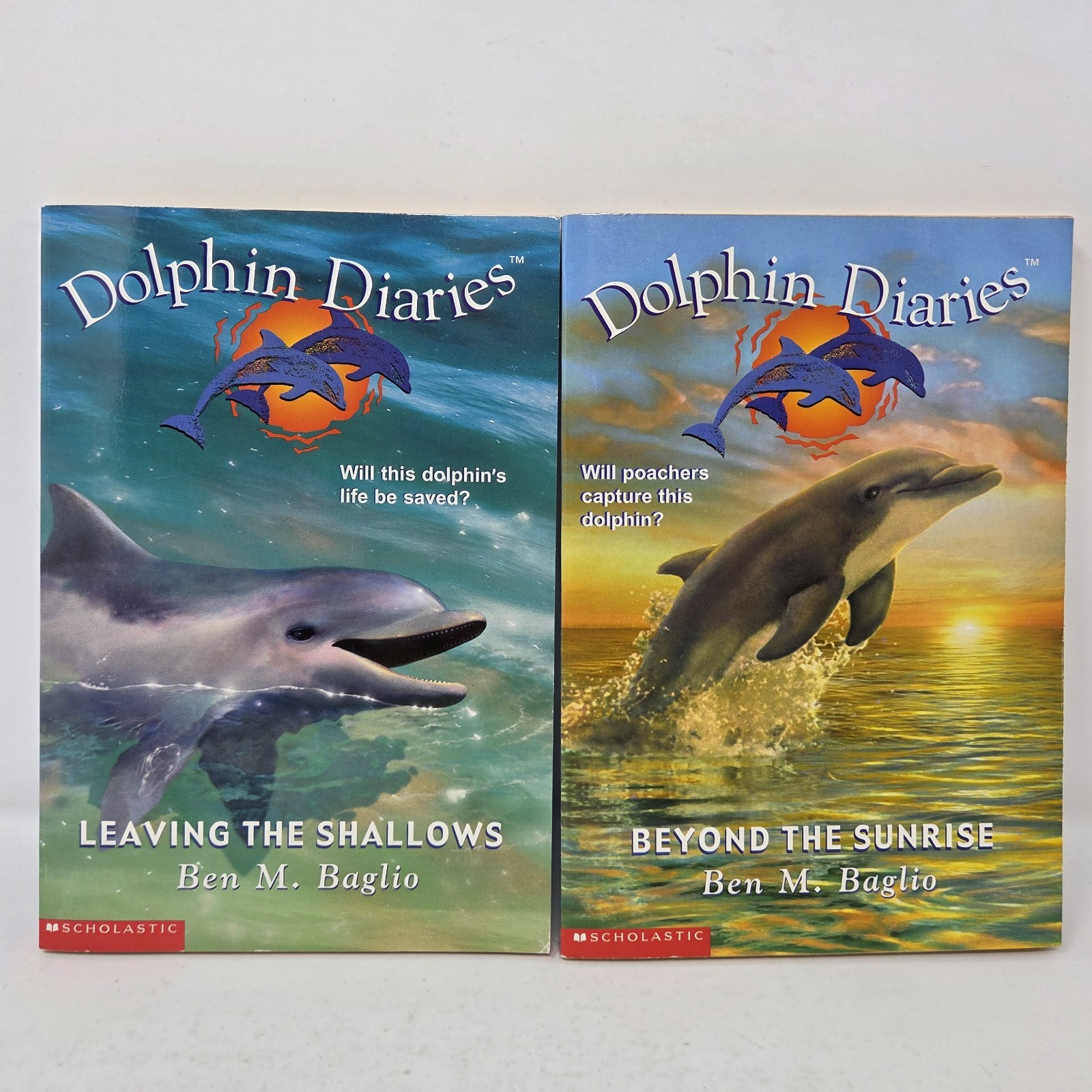 Dolphin Diaries Series 1-10 Paperback By Ben Baglio Complete Lot of 10 Paperback