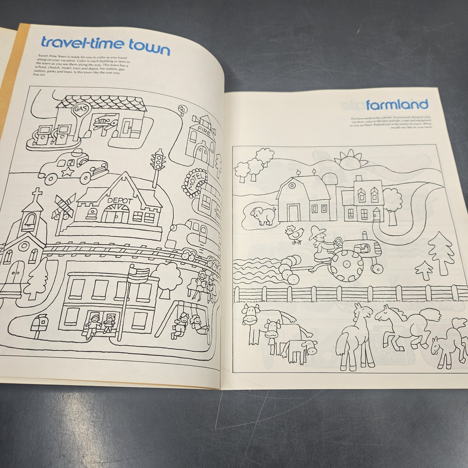 1980 Rand McNally Are We There Yet? Travel Games Puzzles Quizzes For The Family