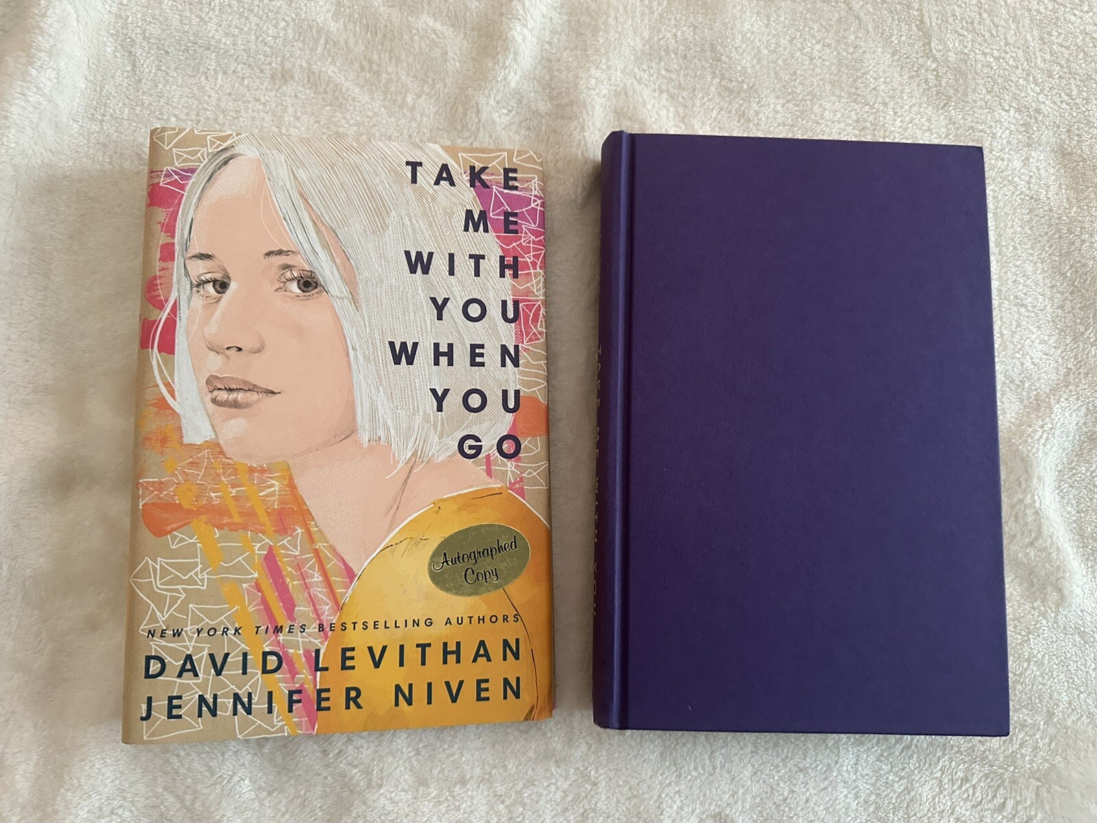 Signed 1st/1st Take Me with You When You Go Jennifer Niven and David Levithan