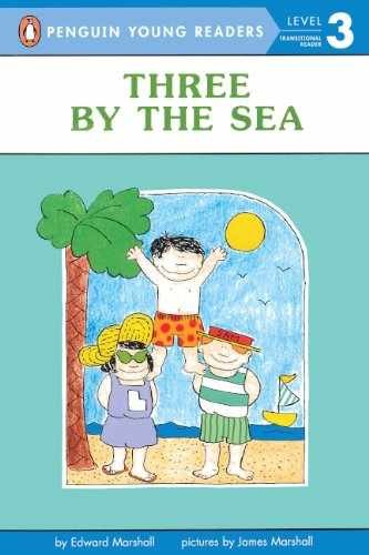 Three By The Sea (Turtleback – Library Binding, by Marshall James – Very Good