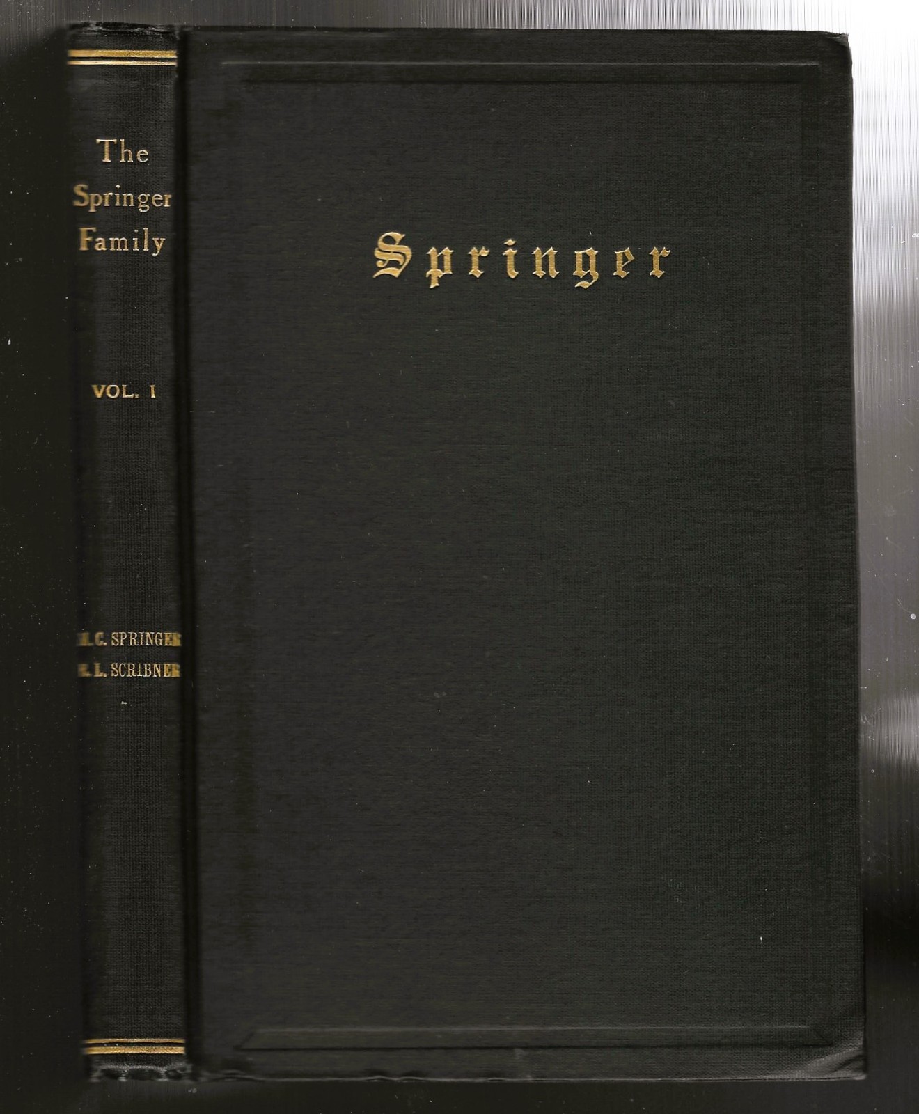 The SPRINGER Family in Europe & North America 1917 Genealogy