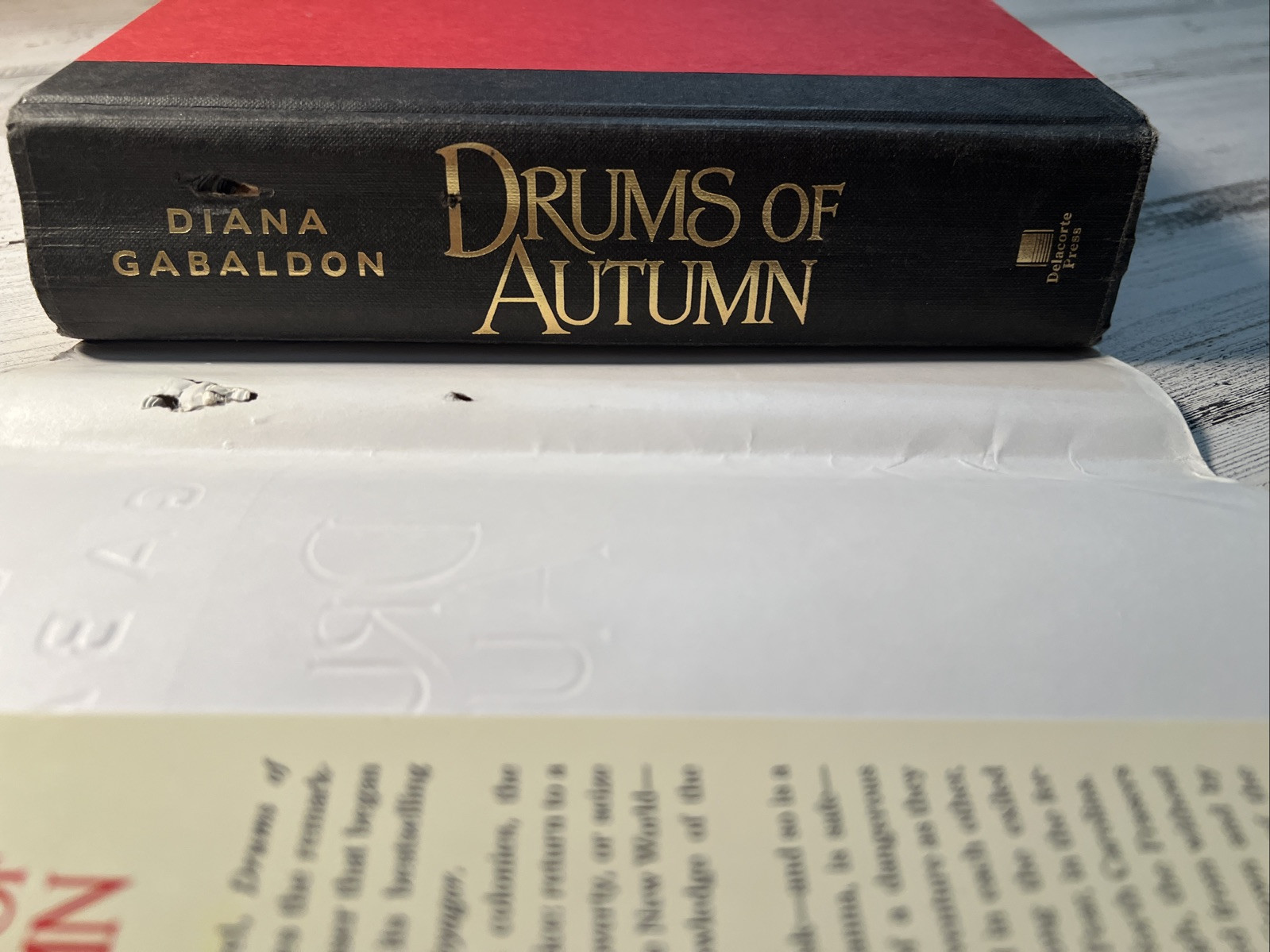 Drums of Autumn by Diana Gabaldon 1997 Hardcover 1st Edition 6 Print Dust Jacket