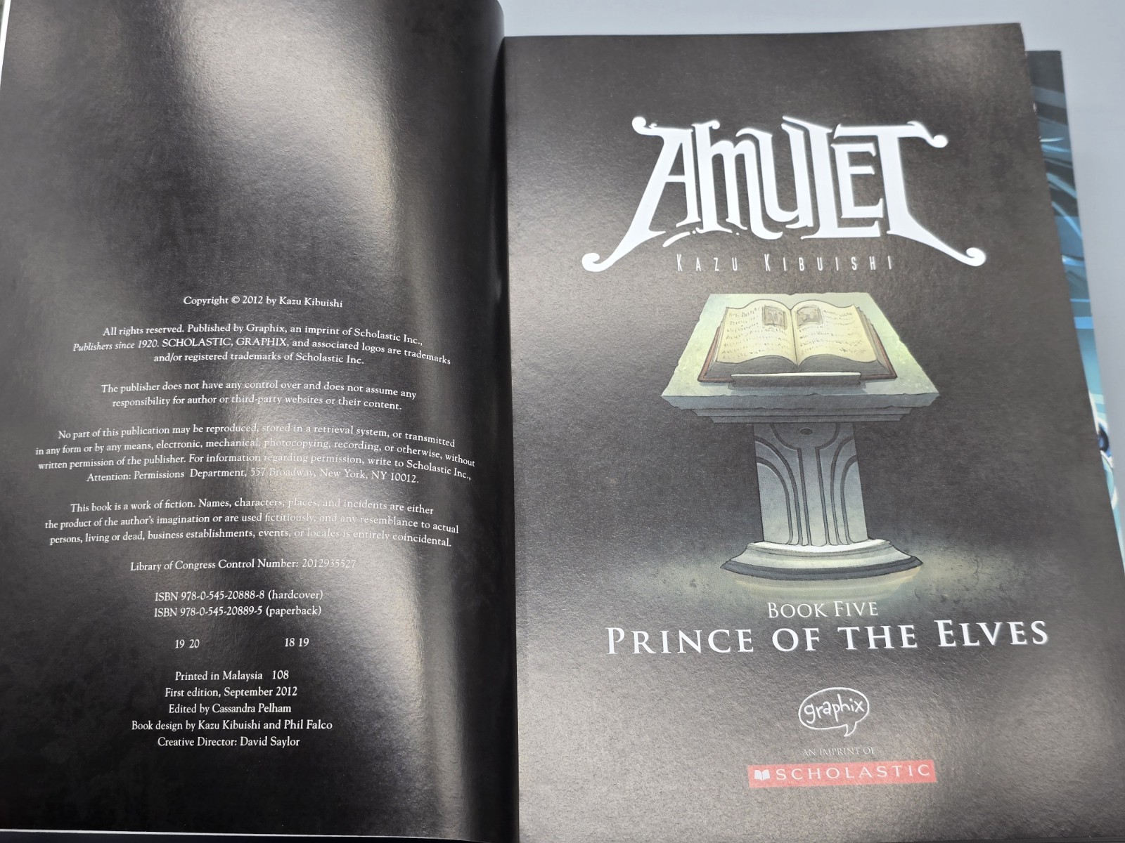 Lot of 5 Amulet Graphic Novels by Kazu Kibuishi Scholastic Books Vols 4 to 8