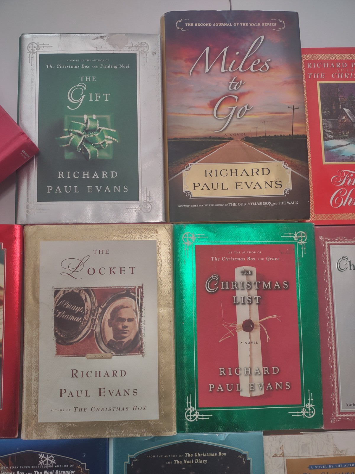 Richard Paul Evans Books Lot Of 14 includes mostly hardcover, most with jackets