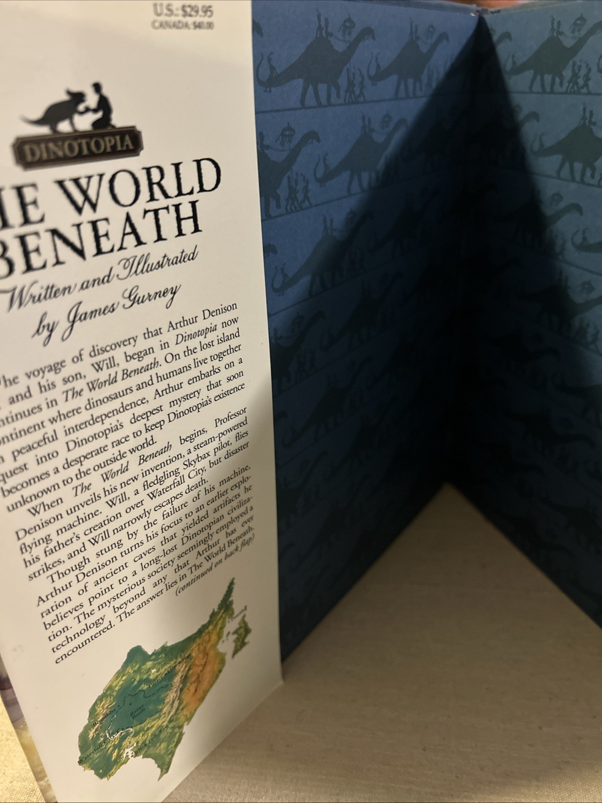 Dinotopia : The World Beneath by James Gurney (1995, Hardcover) 1st Printing